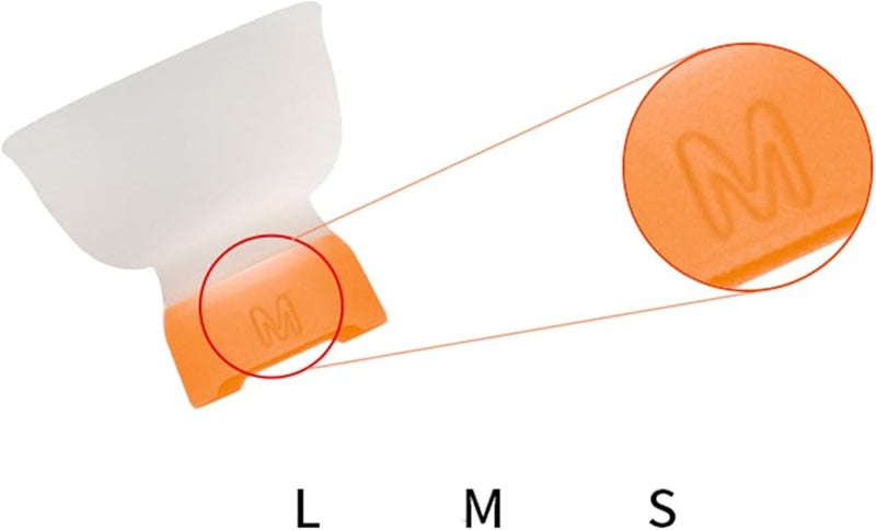 Transparent White Replacement Eartips For Buds Air Wireless Earphones 3 Sizes 1 Set - Image 4