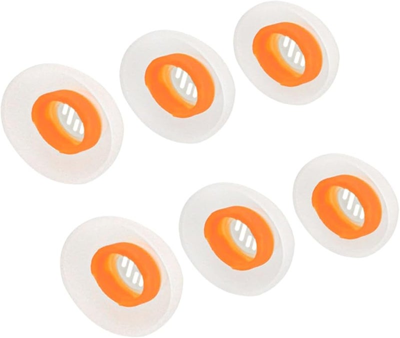 Transparent White Replacement Eartips For Buds Air Wireless Earphones 3 Sizes 1 Set - Image 2