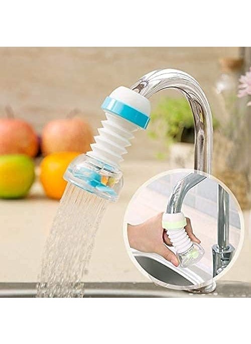 Generic 360 Degree Rotating Water Faucet Aerator SplashProof Filter AntiSplash Expandable Head Nozzle Extender Sprayer for Kitchen Bathroom Tap Shower Adjustable Sprinkler Water Saving Device 4 Pcs  - Image 3