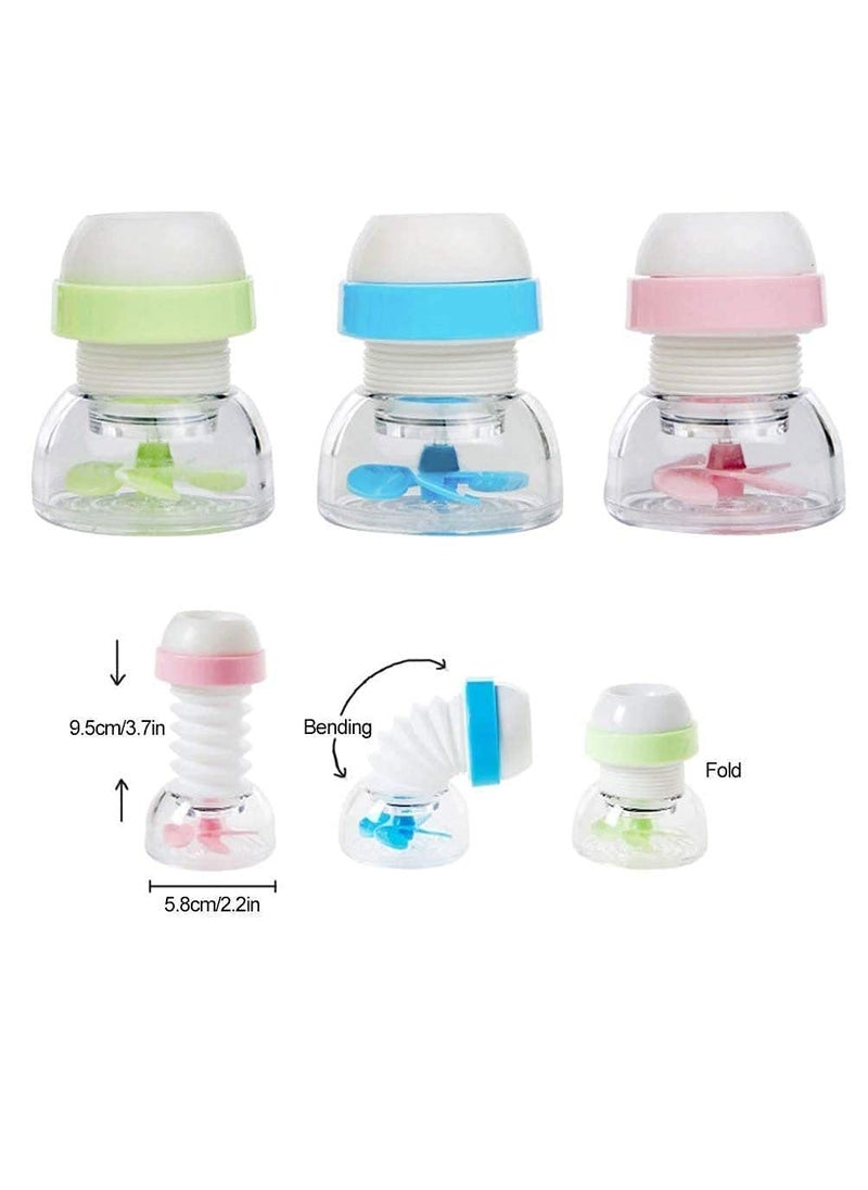 Generic 360 Degree Rotating Water Faucet Aerator SplashProof Filter AntiSplash Expandable Head Nozzle Extender Sprayer for Kitchen Bathroom Tap Shower Adjustable Sprinkler Water Saving Device 4 Pcs  - Image 5
