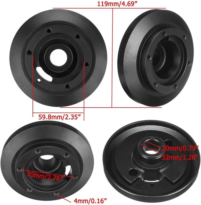 Wivplex Steering Wheel Hub Adapter Boss Kit for MINI and BMW - Image 2