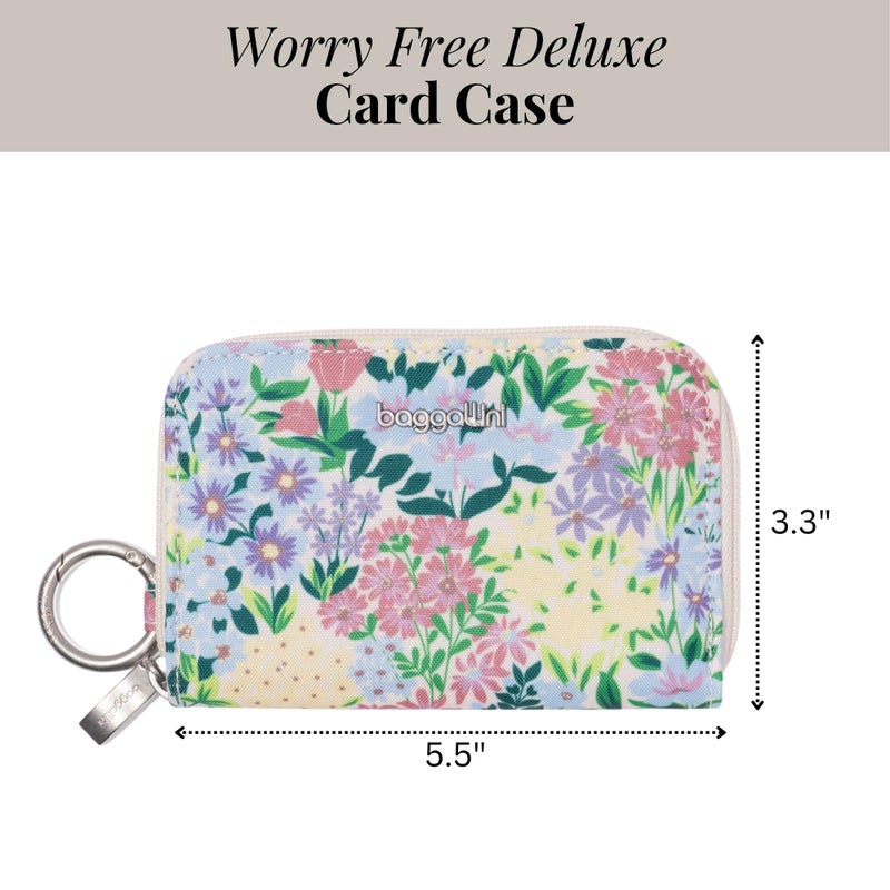 Baggallini Deluxe Card Case - Lightweight 5.5"x3.3" RFID Protected Womens Wallet Card Holder - Image 3