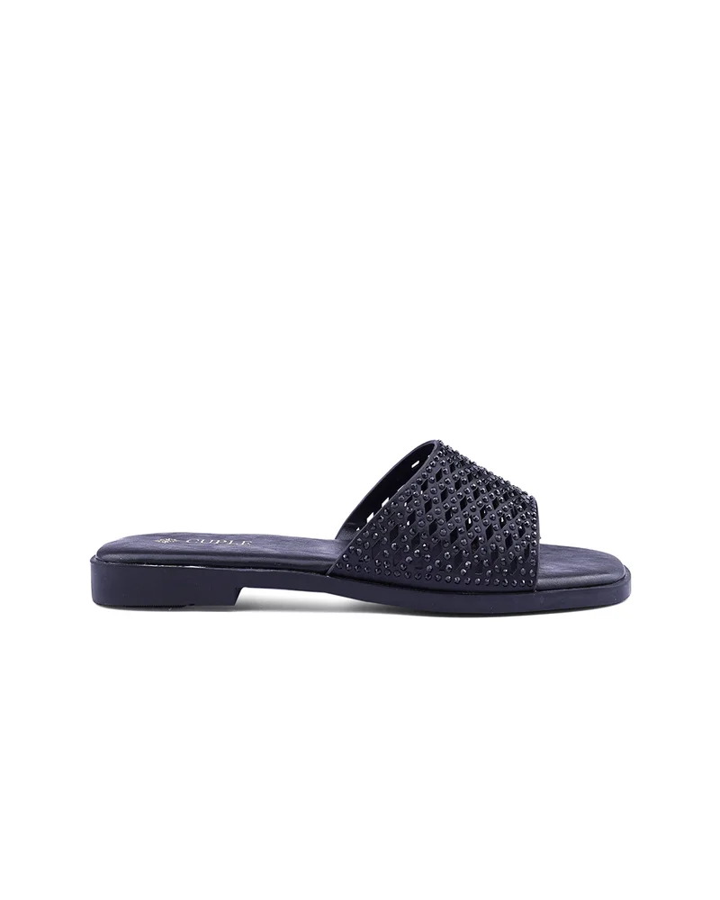 كابلي Womens cut-out flat sandals
