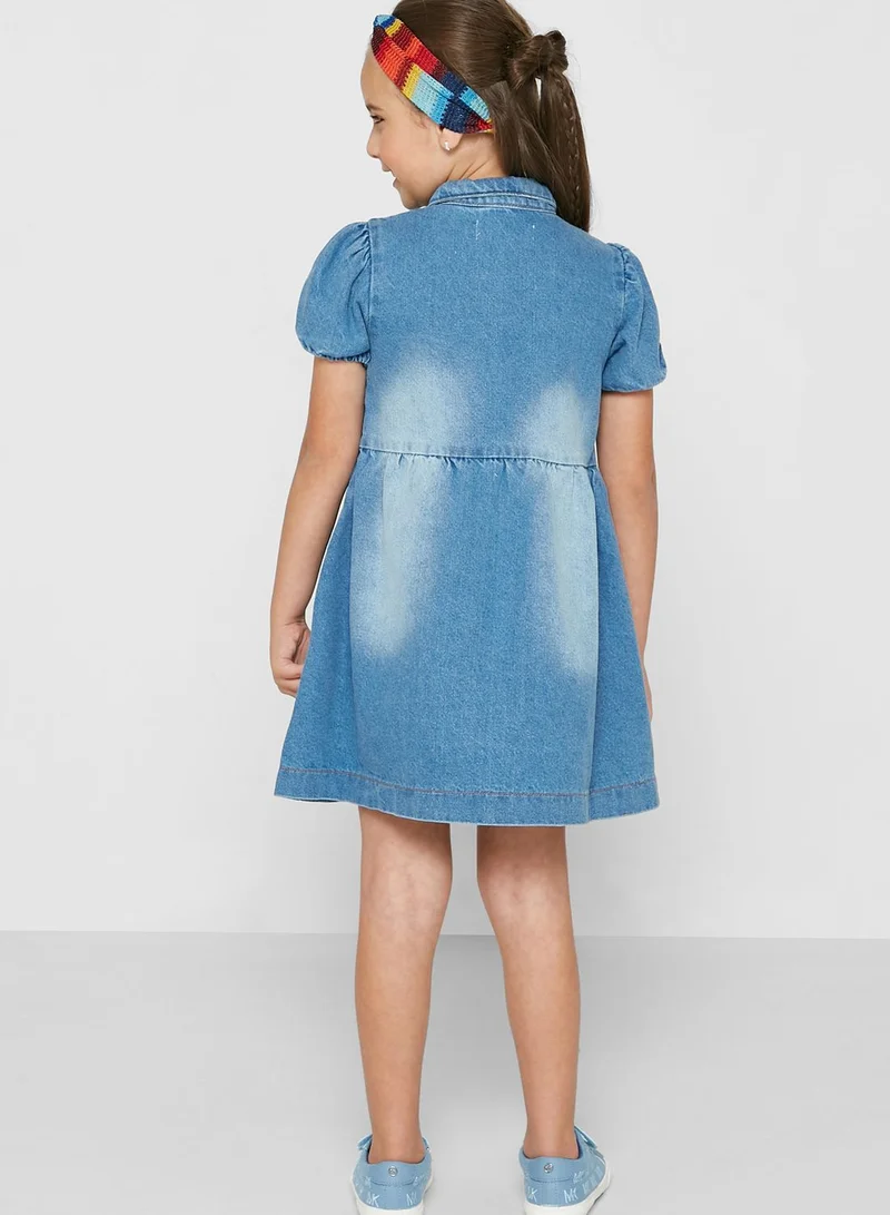 MINOTI Kids Denim Dress