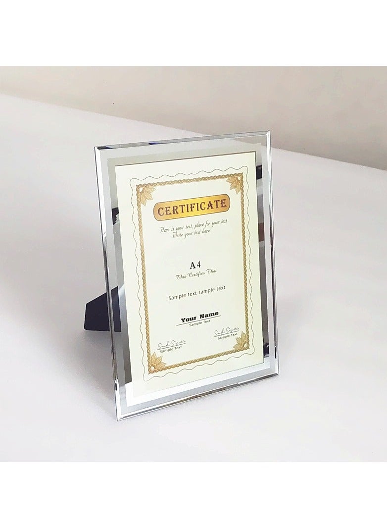 A4 Picture Frames Glass Photo Frame for Tabletop Picture Frame Made of High Definition Glass - Image 5