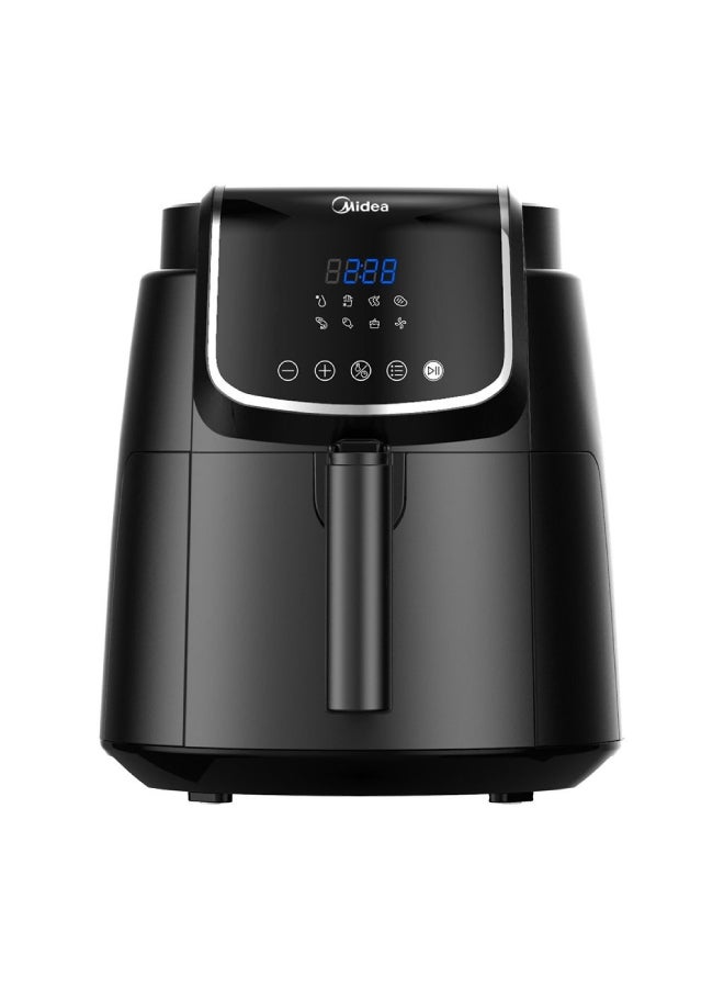 XL Digital Air Fryer With Dual Cyclone Rapid Hot Technology for Frying, Grilling, Broiling, Roasting, Baking, Toasting, Timer up to 60 minutes Temperature Control up to 200°C 4 L 1500 W MFCN40D2 BLACK
