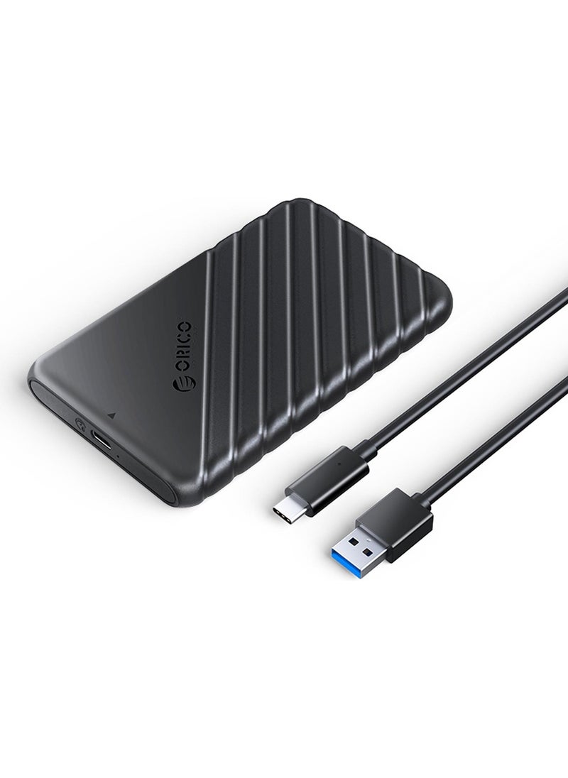 Orico - Orıco Type-C 6gbps Usb3.1 Gen1 2.5” Inch Sata SSD Hard Disk Box Black - Image 1