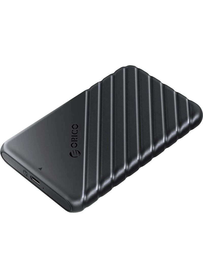 Orico - Orıco Type-C 6gbps Usb3.1 Gen1 2.5” Inch Sata SSD Hard Disk Box Black - Image 1