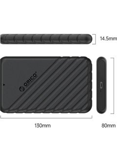 Orico Orıco Type-C 6gbps Usb3.1 Gen1 2.5” Inch Sata SSD Hard Disk Box Black  - Image 3