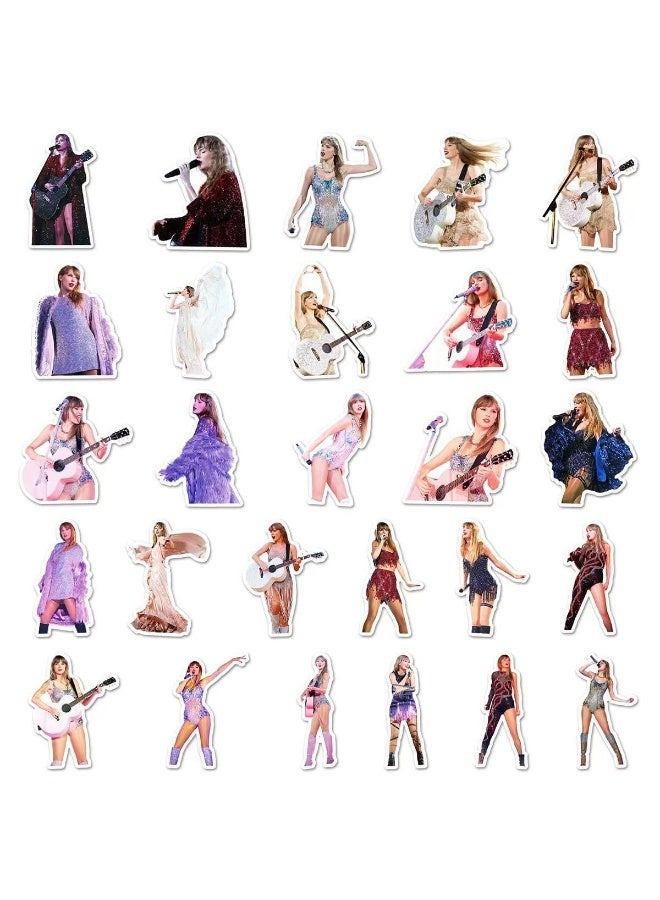 SOLARAE Tayloris Sticker Pop Music Singer Stickers for Fan Waterproof Vinyl Ablum Stickers for Water Bottles Laptop Scrapbook Suitcase Skateboard Phone 52PCS - Image 5