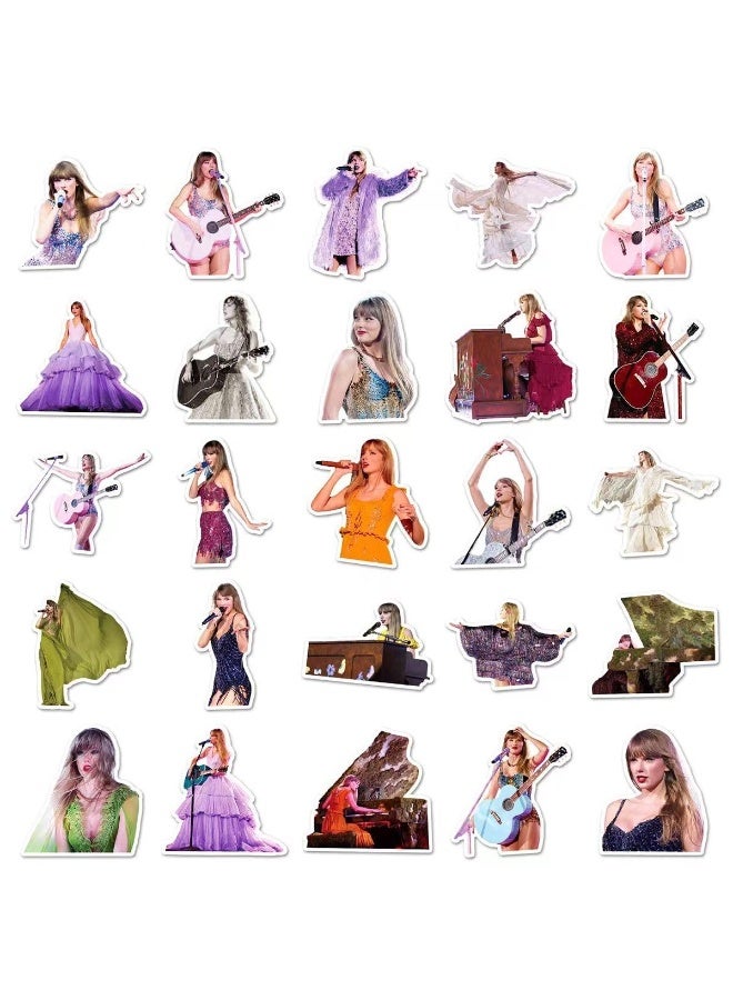 SOLARAE Tayloris Sticker Pop Music Singer Stickers for Fan Waterproof Vinyl Ablum Stickers for Water Bottles Laptop Scrapbook Suitcase Skateboard Phone 52PCS - Image 4