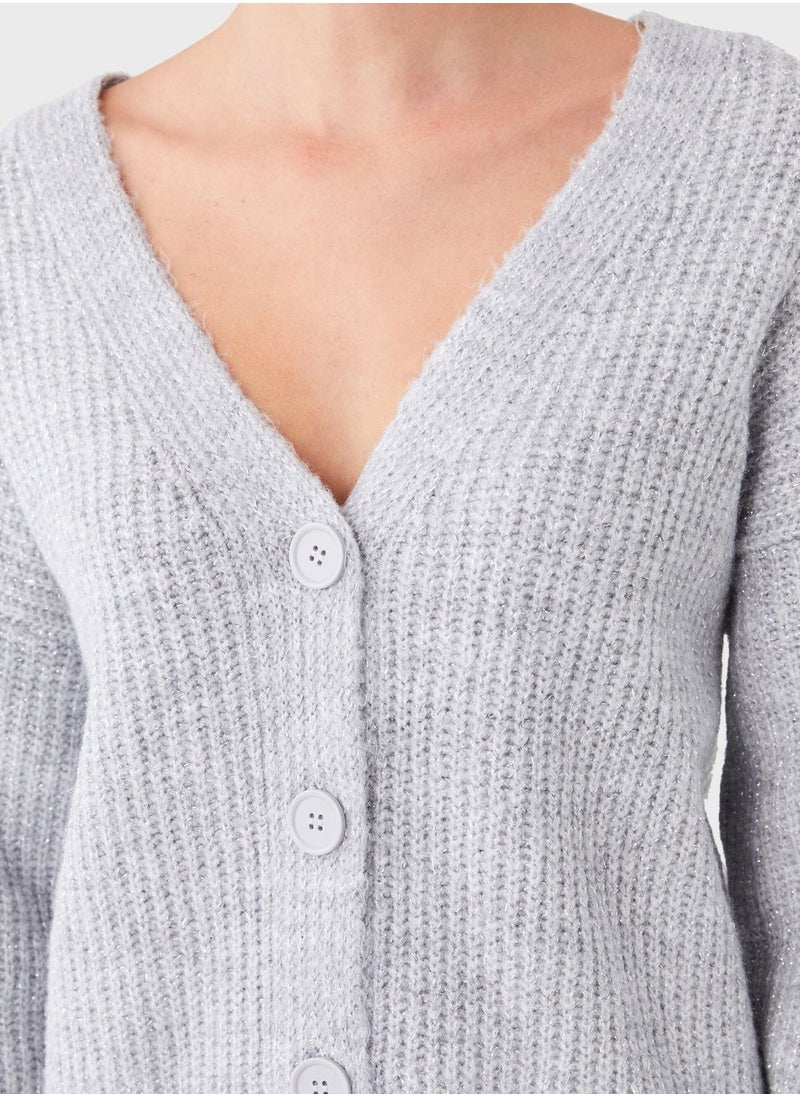 LC WAIKIKI - V-Neck Knitted Cardigan - Image 1