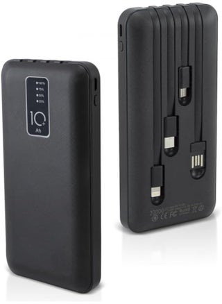 Power Bank 10,000mAh Portable Fast Charger with 4 USB Cables (Type-C, Lightning, Micro USB, USB-A) – External Battery Pack for iPhone, Samsung, Android | Compact, Fast Charging Mobile Power Bank for Travel, Office & Daily Use - pzsku/Z0E379DF8F917E7B90F8AZ/45/1747215310/66d1ee82-06f1-44b3-b6da-cee1894ba67e