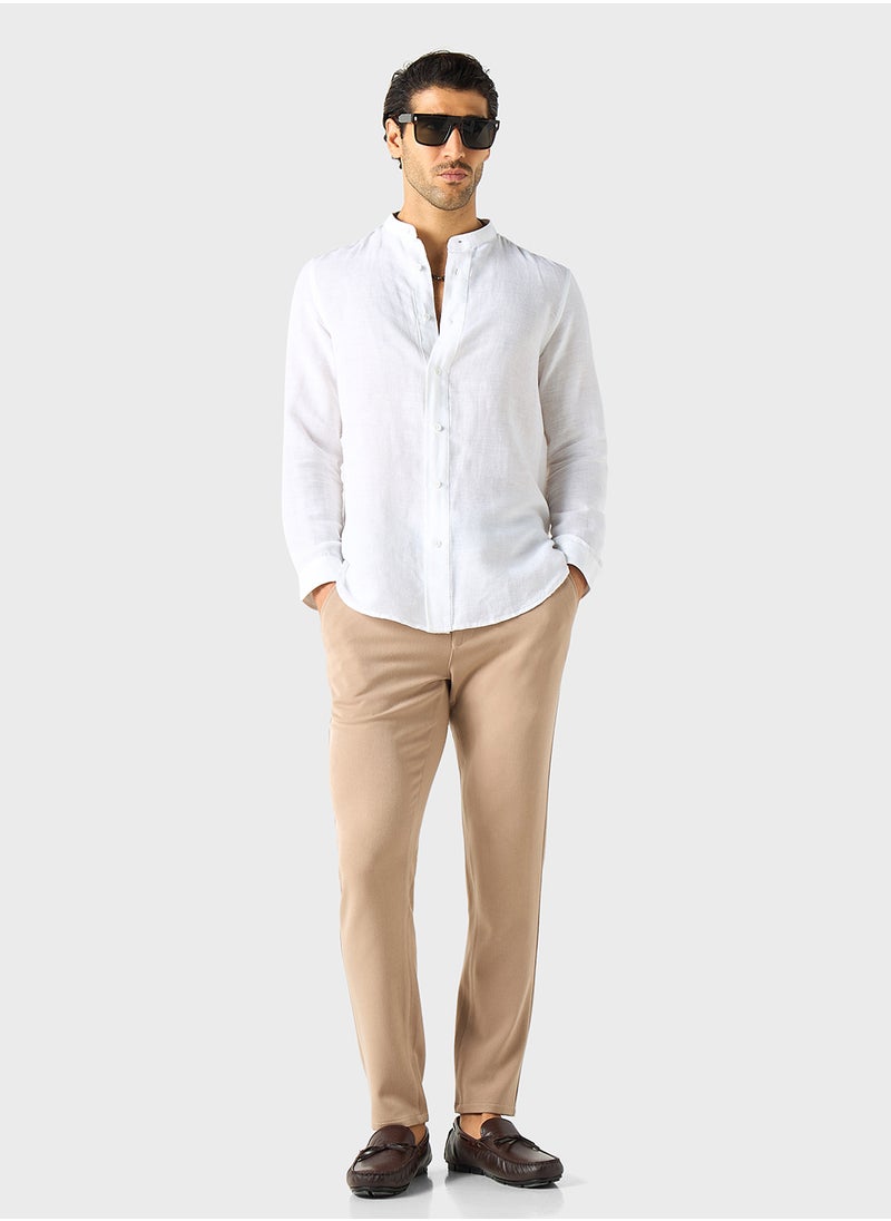Iconic Regular Fit Textured Shirt  - Image 4