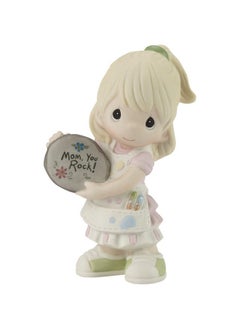 Precious Moments Precious Moments Girl with Painted Rock Figurine - Blonde  - Image 1