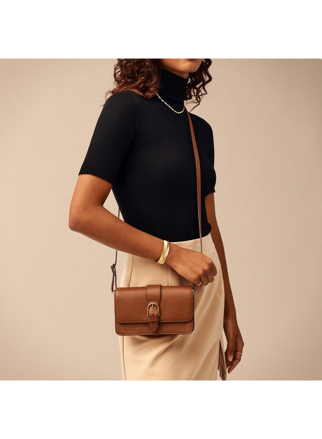 فوسيل حقيبة يد نسائية صغيرة زوي من الجلد من فوسيل، لون بني (موديل: ZB1937200) - Image 4