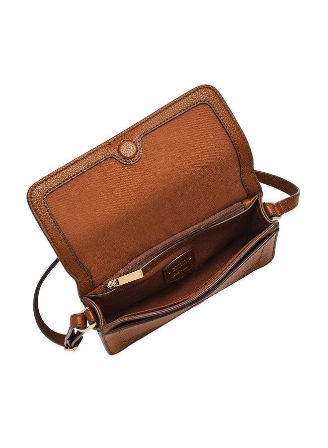 فوسيل حقيبة يد نسائية صغيرة زوي من الجلد من فوسيل، لون بني (موديل: ZB1937200) - Image 1