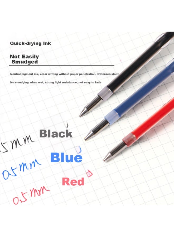 Uni قلم حبر جاف ميتسوبيشي (يوني) إعادة تعبئة Sa-5Cn قلم حبر جاف دفع 0.5 مم أحمر 10 قطع/علبة - Image 3