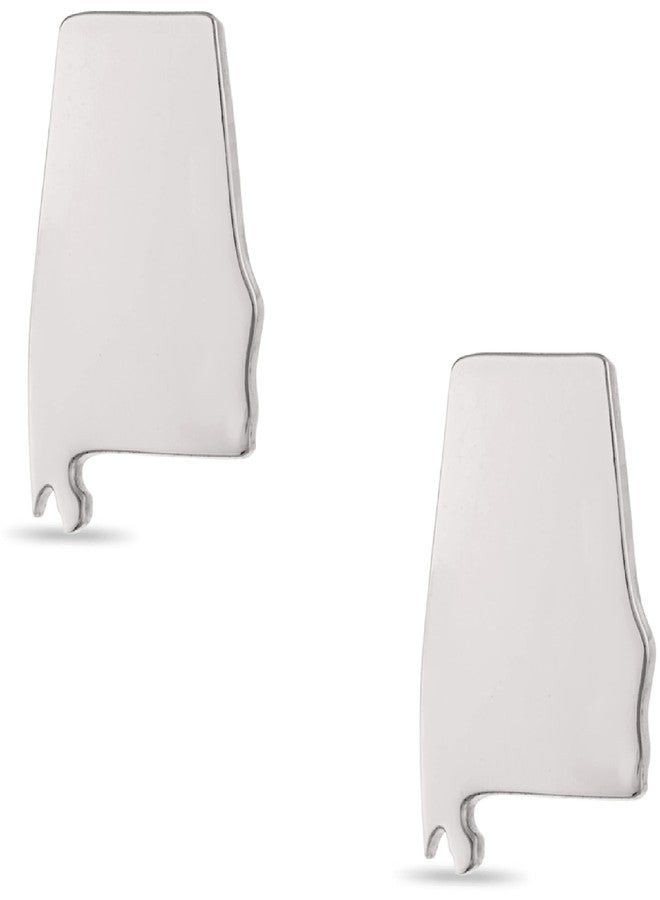 Stone Armory Earrings for State of Alabama Jewelry Gifts for Women, Graduation – Stainless Steel Skin-Friendly AL Crimson Tide stud earrings - Image 4