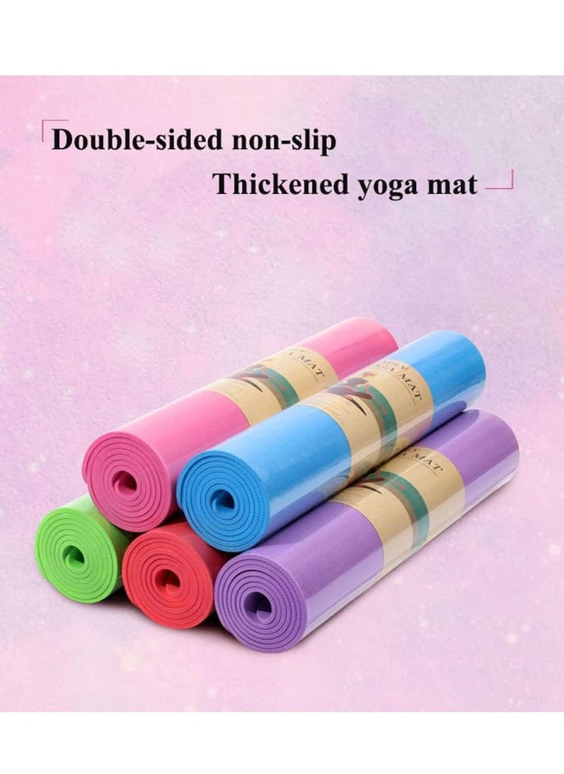 Spall - Yoga Mats Anti-slip Sport Fitness Mat Blanket For Exercise Yoga And Pilates Gymnastics Mat Fitness Equipment 6mm - Image 1