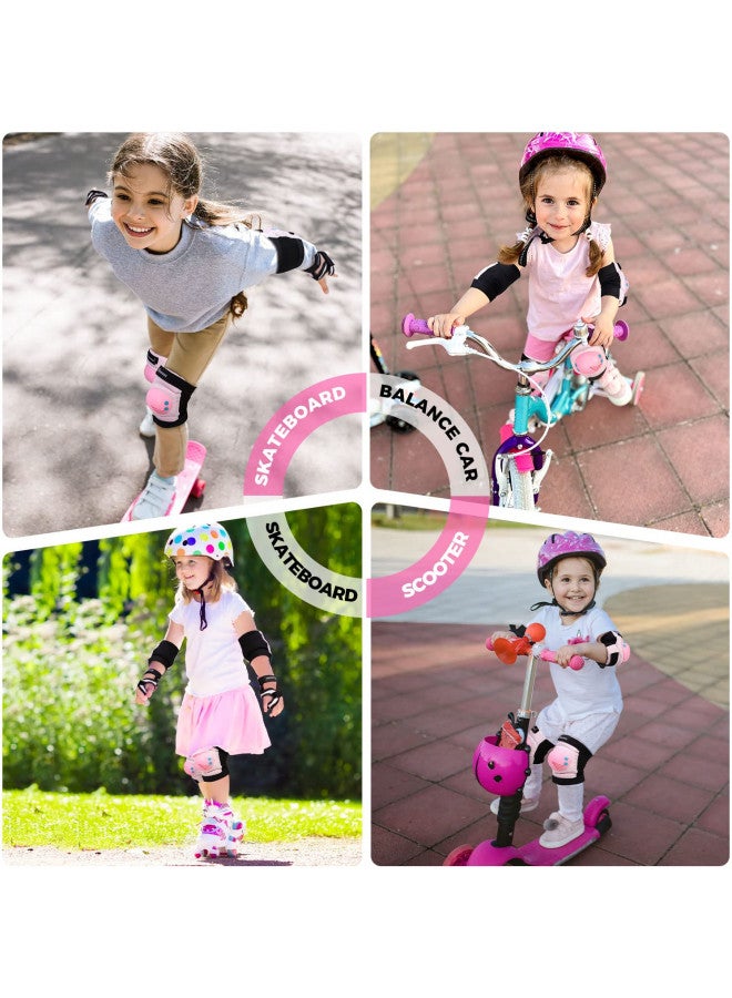 BOSONER Kids Knee Pads Set for 3-15 Year, Knee Elbow Pads and Wrist Guards for Boys/Girls, Child Protective Gear for Biking, Skating, Skateboarding, Roller Skating, Cycling, Scooter - Image 5