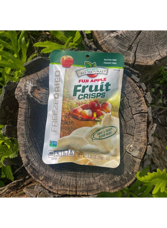 Brothers-ALL-Natural Brothers All Natural Freeze Dried Fruit Crisps, Fuji Apple & Cinnamon, 0.35 Oz (Pack of 24), Made with 100% Fruit, Gluten Free, Soy Free, Vegan, Heathy Snack, Lunch Box Ready - Image 3