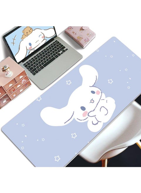Cinnamoroll Gaming Mouse Pad Extended Large Mat Desk Pad Stitched Edges Mousepad Long Mouse Pad And Non-Slip Rubber Base Mice Pad 800x300x5mm