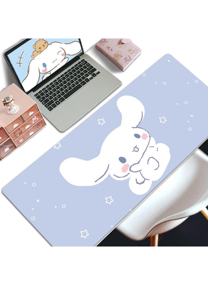 Y&D - Cinnamoroll Gaming Mouse Pad Extended Large Mat Desk Pad Stitched Edges Mousepad Long Mouse Pad And Non-Slip Rubber Base Mice Pad 800x300x5mm - Image 1