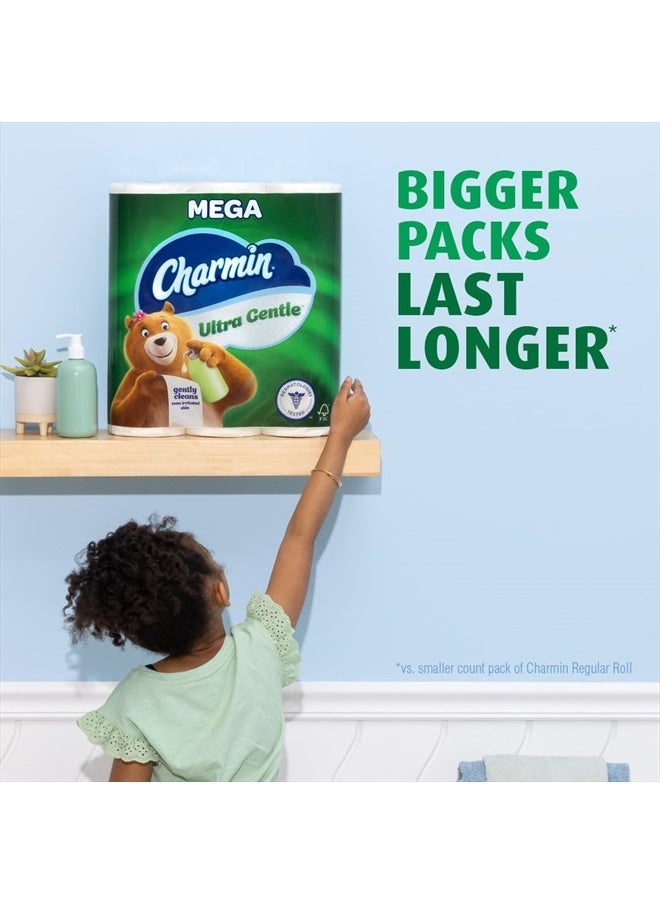 Charmin Ultra Gentle Toilet Paper, 9 Mega Rolls, 231 Sheets Per Roll  - Image 4