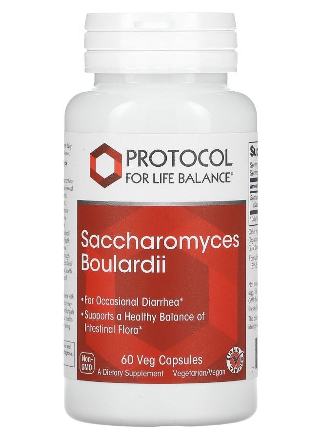 Saccharomyces Boulardii 60 Veg Capsules