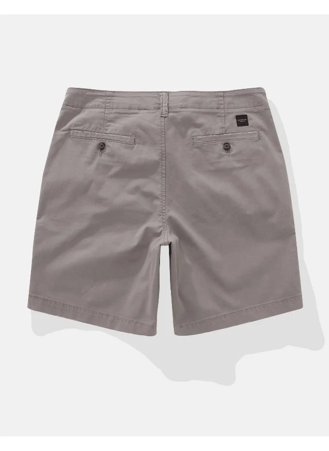 American Eagle AE Flex 9" Lived-In Khaki Short