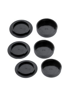 Fotasy (3-Pack) Rear Lens Cap for Pentax K Mount, PK Lens Cap, Kmount Lens Rear Cover, PK Camera Body Cap for Pentax K K-70 K-1 K-3 II K-S2 K-S1 K-3 K-50 K-30 K-5 IIs K-5 II K-5 K-500 K-50 K-30 K-x K-7 K-m  - Image 4