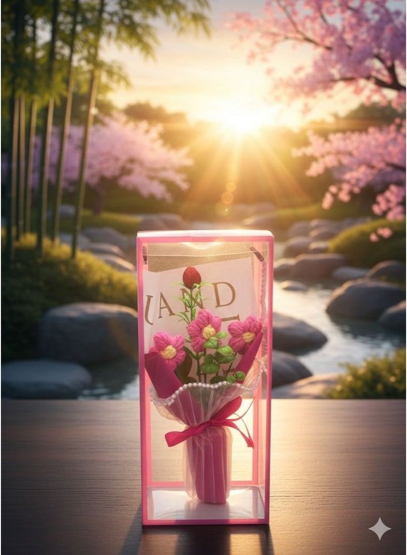 باقة بوكية ورد صناعي هدية فريدة من نوعها لديكور المنزل وحفلات الزفاف   زينة زهور، عيد الحب، عيد الأم، عيد ميلاد، هدية، زفاف - Image 4