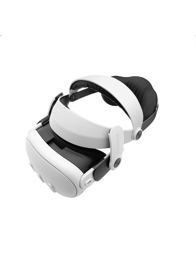 Elite Adjustable VR Head Strap Compatible with Oculus Quest 3 - Upgraded Polymer Material for Enhanced Durability, Multi-Angle Adjustment for Perfect Fit, Comfortable & Replaceable Headwear for Even Weight Distribution - Image 2