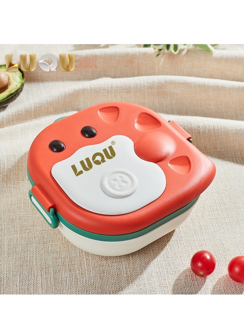 LuQU Dinosaur Lunch Box for Kids - Insulated Lunch Box with Leak Proof Thermos Food Packing - 3 Compartments. - Image 3