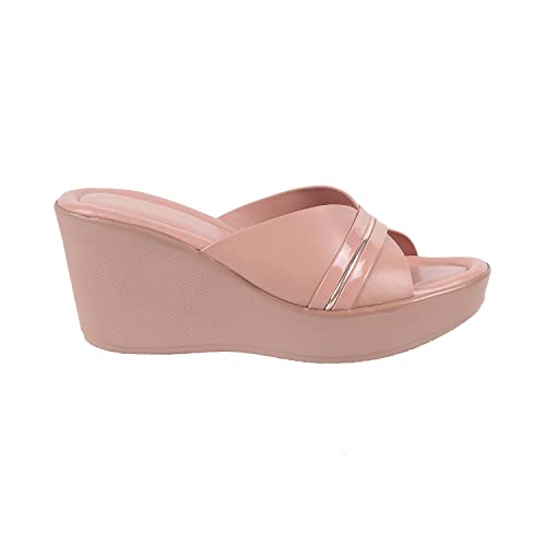 Metro Women Pink Wedge Heel Sandal UK/8 EU/41 (34-122) - Image 3