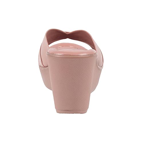 Metro Women Pink Wedge Heel Sandal UK/8 EU/41 (34-122) - Image 4