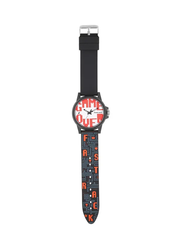 فاستراك Fastrack Arcade Quartz Analog Multicoloured Dial Silicone Strap Unisex Watch