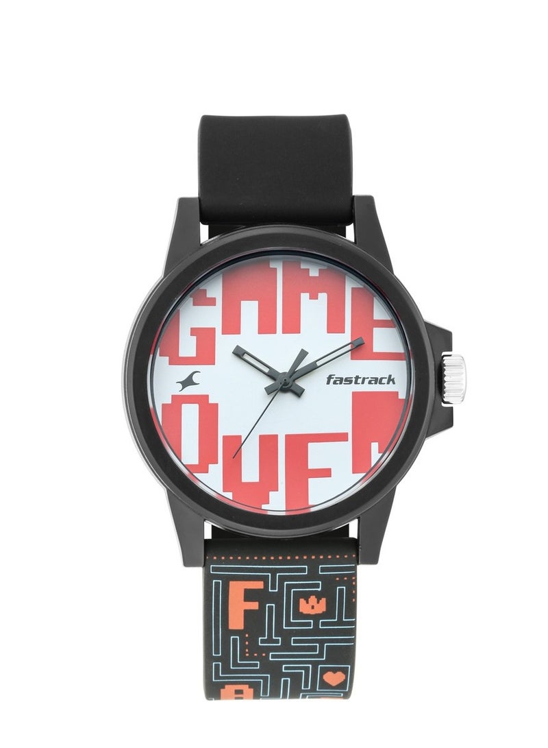 fastrack Fastrack Arcade Quartz Analog Multicoloured Dial Silicone Strap Unisex Watch  - Image 1