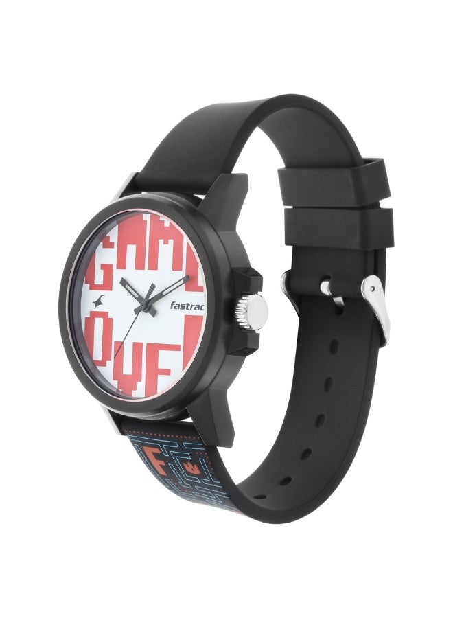 fastrack Fastrack Arcade Quartz Analog Multicoloured Dial Silicone Strap Unisex Watch  - Image 5