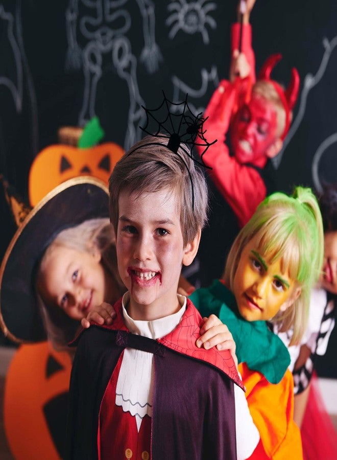 WLLHYF Halloween Spider Web Hair Hoop, Halloween Headband Spider Web Fasciantor Black Spider Headpiece Costume Party Headpiece Hair Accessories for Women Girls - Image 5