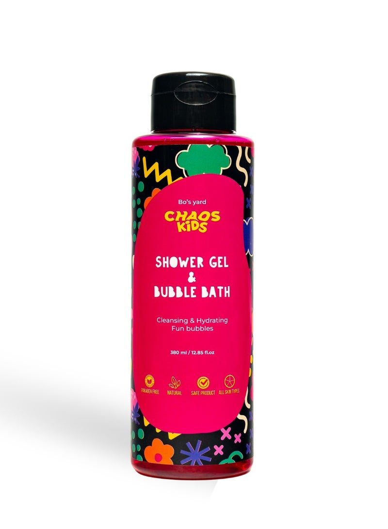 Chaos Kids 2-in-1 Shower Gel & Bubble Bath, 380 ml