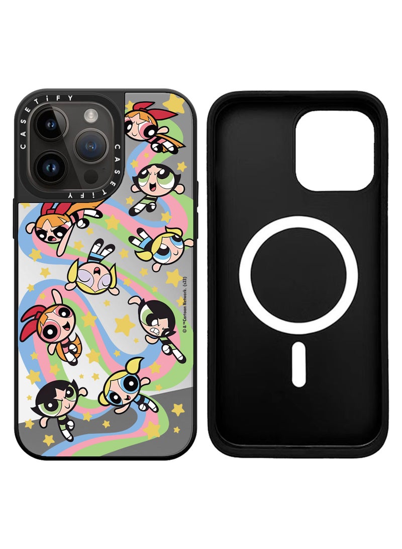 Casetify For Apple iPhone 14 Pro Case The Powerpuff Girls Magnetic Adsorption Phone Cover - Image 2