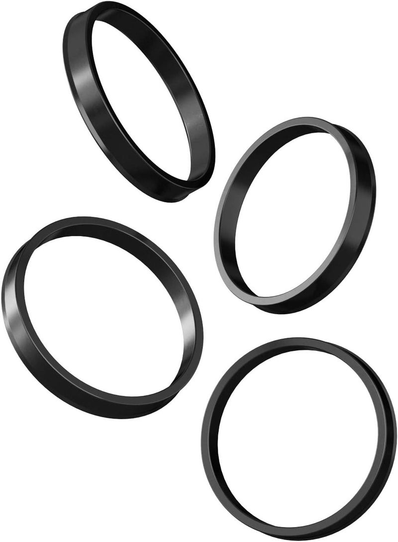 StanceMagic Hubcentric Rings (Pack of 4) - 66.9mm ID to 74.1mm OD - Black Poly Carbon Plastic Hubrings Hub - Compatible with Cadillac Chevrolet GMC Buick with 66.9mm Vehicle Hubs and 74.1mm Wheel Centerbore - Image 5