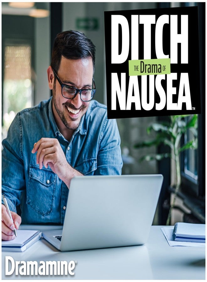 Dramamine Nausea Relief, with Meclizine HCl for Long-Lasting Relief of Nausea, Vomiting & Dizziness, 20 Tablets - Image 5