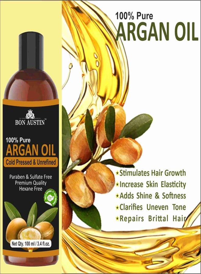 Bon Austin 100% Pure & Natural Sesame Oil | Til ka Tel & Argan Oil Combo pack of 2 bottles of 100 ml(200 ml) - Image 4