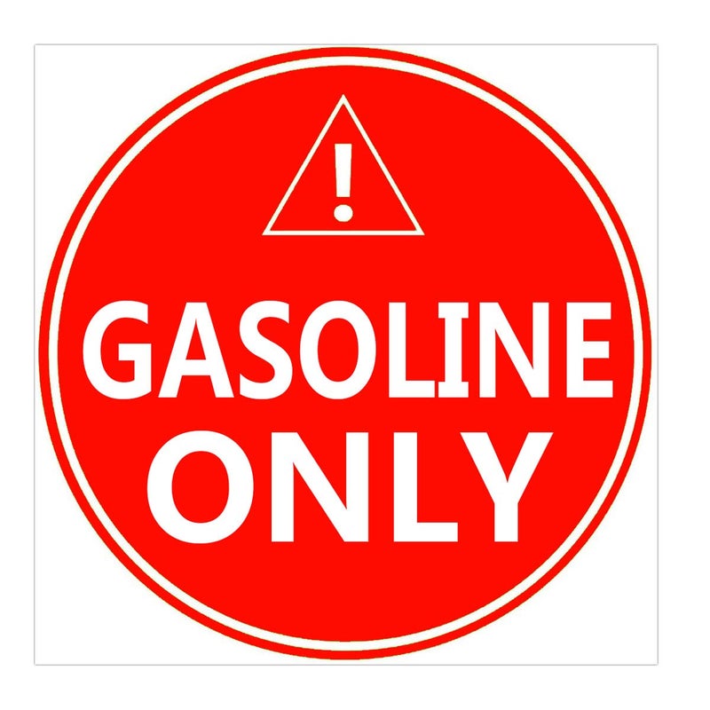 Remarkable Gasoline Only Sticker Sign,4 Gasoline Only Decal Labels - to Prevent User Error - Adhesive Fuel Stickers for Trucks, Vehicle, Car, Barrel, Can, Sign (5 Pack Set) - Image 5