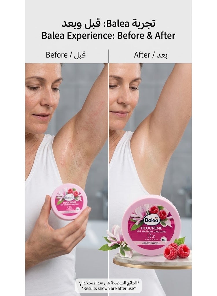 Balea Deodorant Deo Cream for a fresh scent for 48 hours 50ML - Image 2