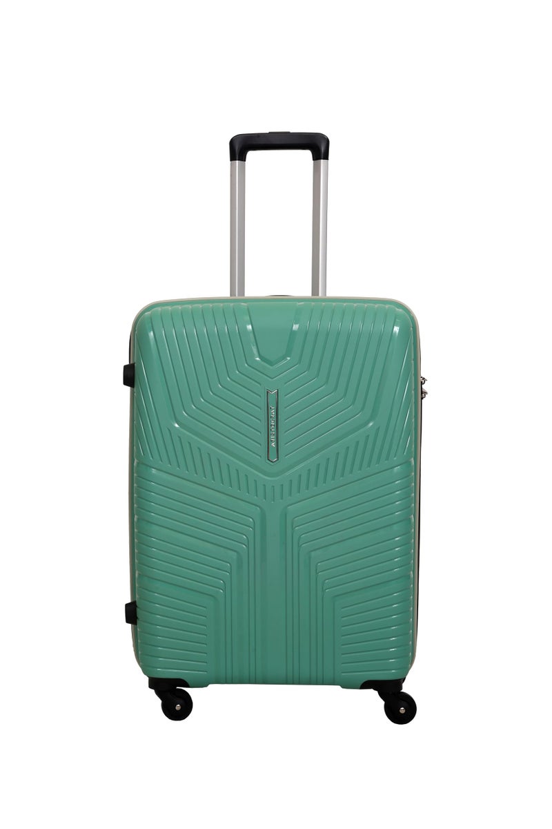 VIP Aristocrat Hardside Trolley Luggage Set, 55+68+79 cm, Polypropylene, 4 Spinner Wheels, Combination Lock, Water-Resistant, 3PC Set Trolly (SAGE Green) (Green, Set of 3) - Image 4