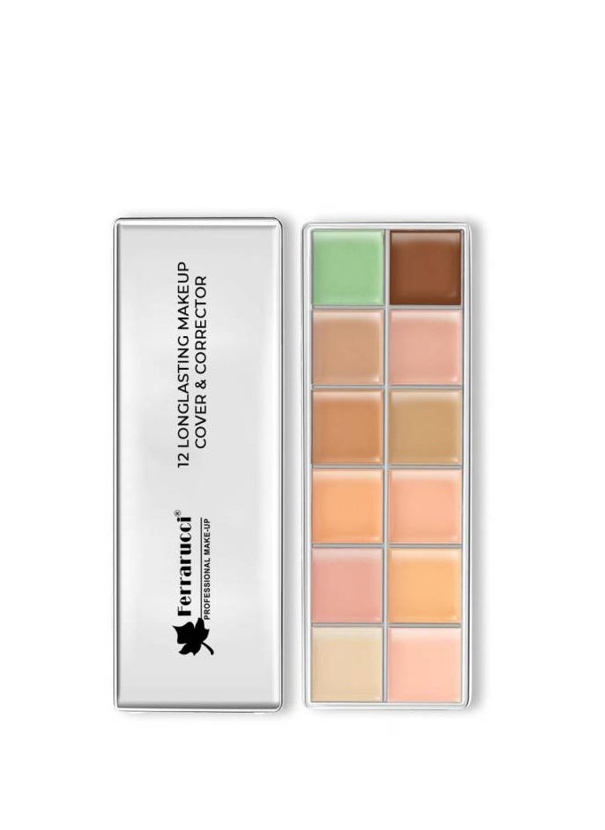 Ferrarucci - 12 Long Lasting Makeup Cover & Corrector by Ferrarucci - Image 1